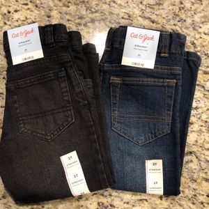 Lot 2 Toddler Boys Jeans - Cat & Jack 3T